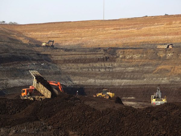 01 Sector of mining activities where paleontologists found a fossil layer a few meters below the upper main lignite seam.